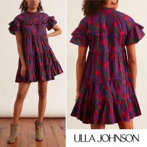 Ulla Johnson Leonie Dress Violet 10 GUC